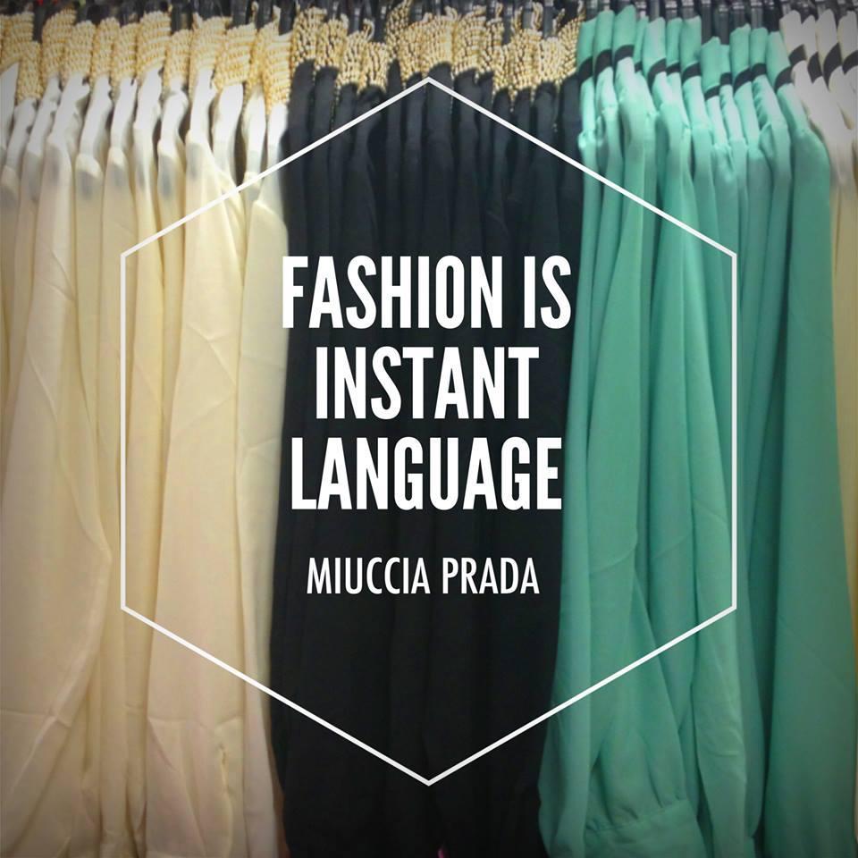 I will tweet my favorite fashion quotes, send me new ones if you know of any!