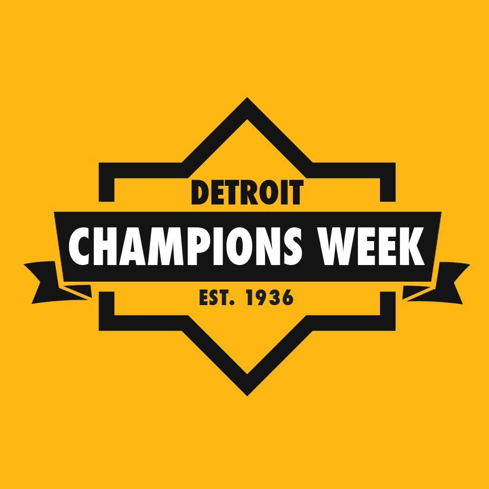 Keeping the Detroit tradition of Champions Day alive by celebrating Champions Week April 11th - April 18th in Detroit. More info at our website!