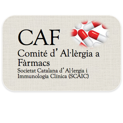 CAFDrugAllergy's profile picture. CAF Comitè D'Al.lèrgia a Fàrmacs. Societat Catalana d'Al.lèrgia i Immunologia Clinica. SCAIC