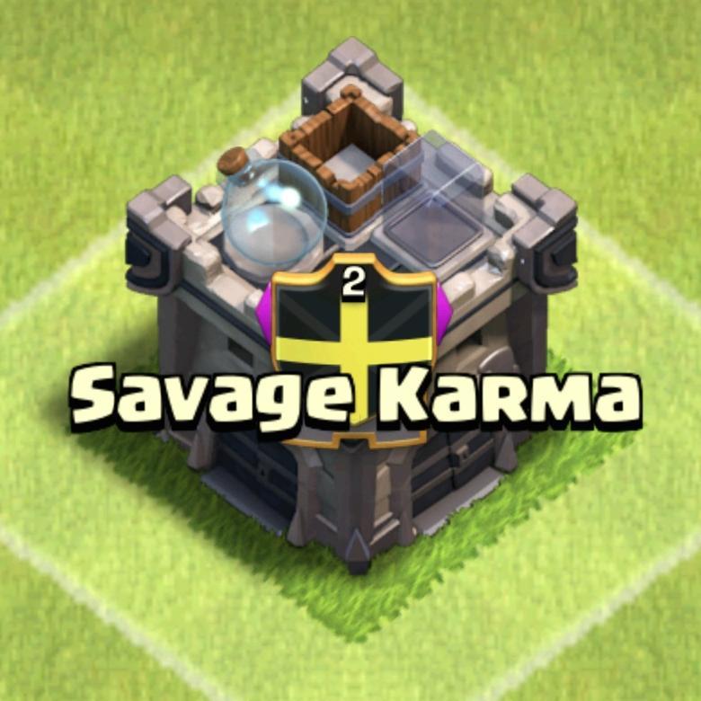 Official twitter for clan Savage Karma (#UUP28P2) on Clash of Clans