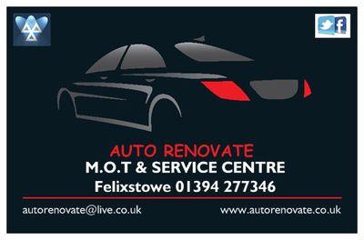 We are a  @goodgarages Mot & service repair garage based in Felixstowe Suffolk. Call us on 01394 277346 or email autorenovate@live.co.uk .