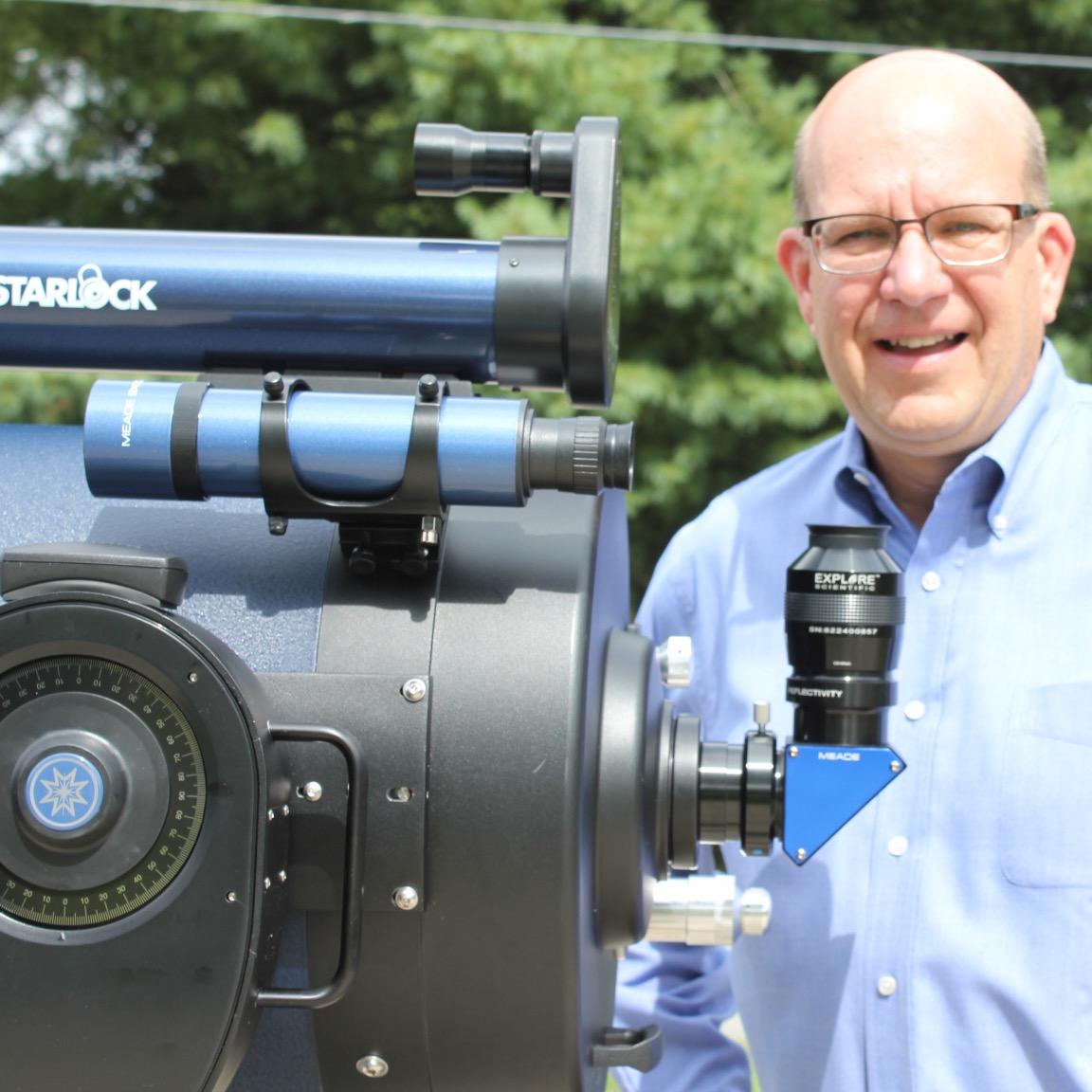 Professor emeritus/retired NASA researcher, founder of the STEM outreach program TeachSTEM   Conducts outreach with my planetarium . Serious amateur astronomer.