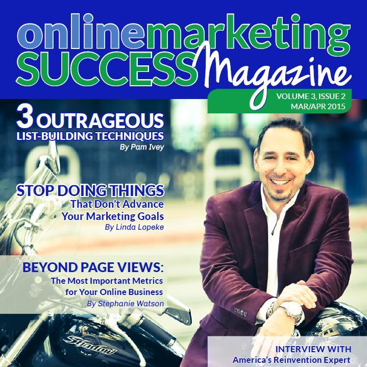 Online Marketing Success Magazine: Targeted, cutting-edge content 4 pros involved in all facets of online marketing. Get your free subscription today!