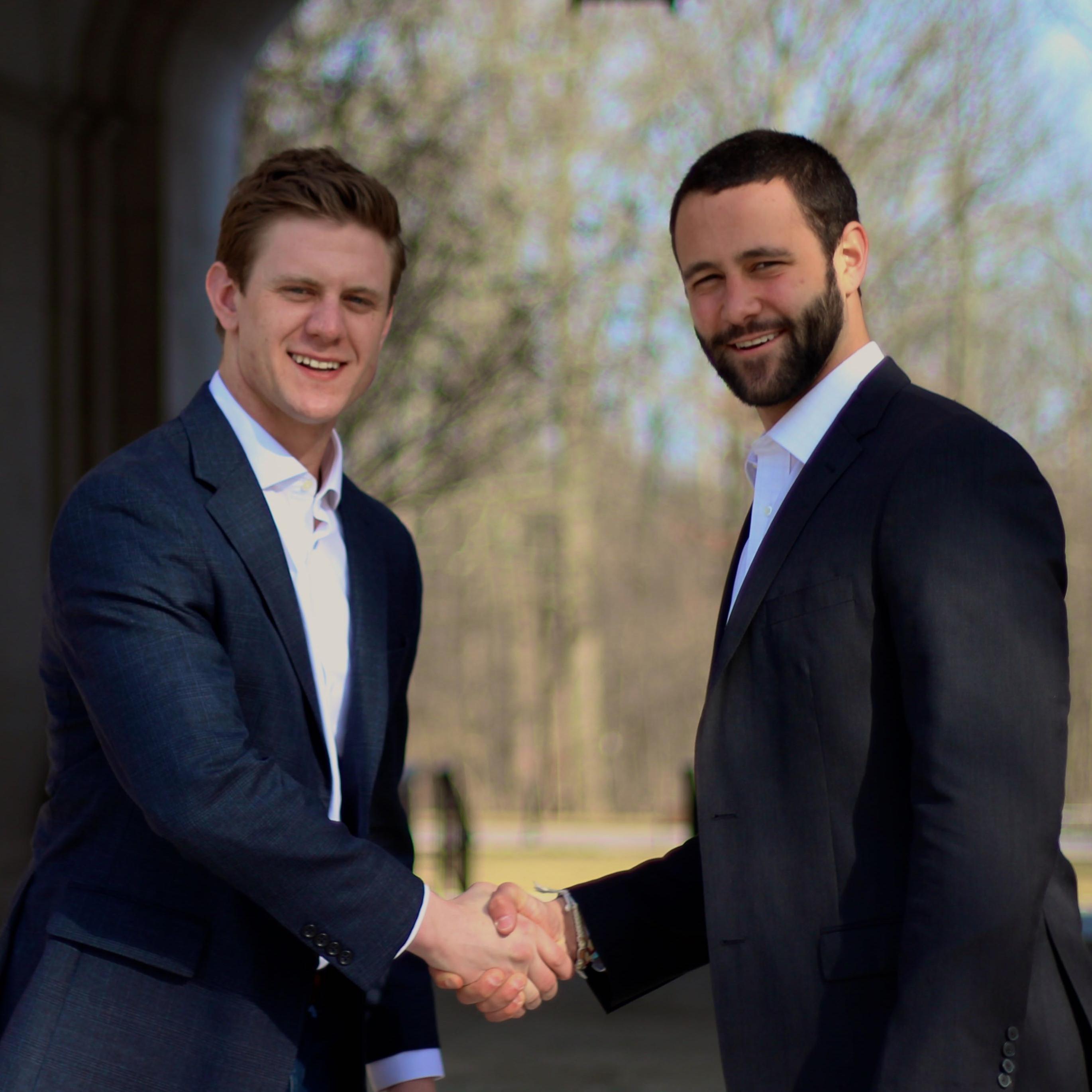 Joey Parizek and Matt Kovesdy. Miami University ASG Student Body President and Vice President.