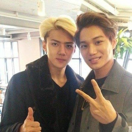 SE ♡ KAI  FANBASE - SEHUN ♡ KAI have the most beautiful names to describe an OTP because SEKAI (世界) in Japanese means WORLD. Sehun & Kai  together are the WORLD