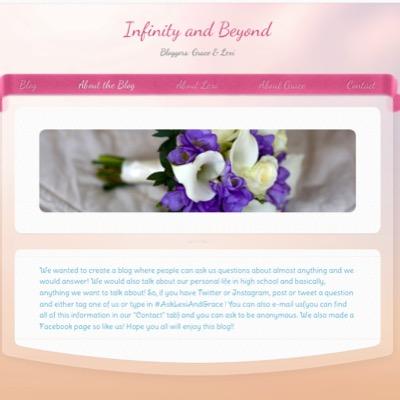 Official Twitter account of the blog, Infinity and Beyond