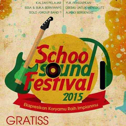 Ajang Kompetisi&Pencarian bakat PELAJAR Se-JAWA BARAT&JAKARTA, Karyamu Langsung Jadi RBT, GRATIS!!!!! CP: 081279510999 E: schoolsoundfest@gmail.com