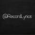 RecordLyrics (@recordlyrics) Twitter profile photo