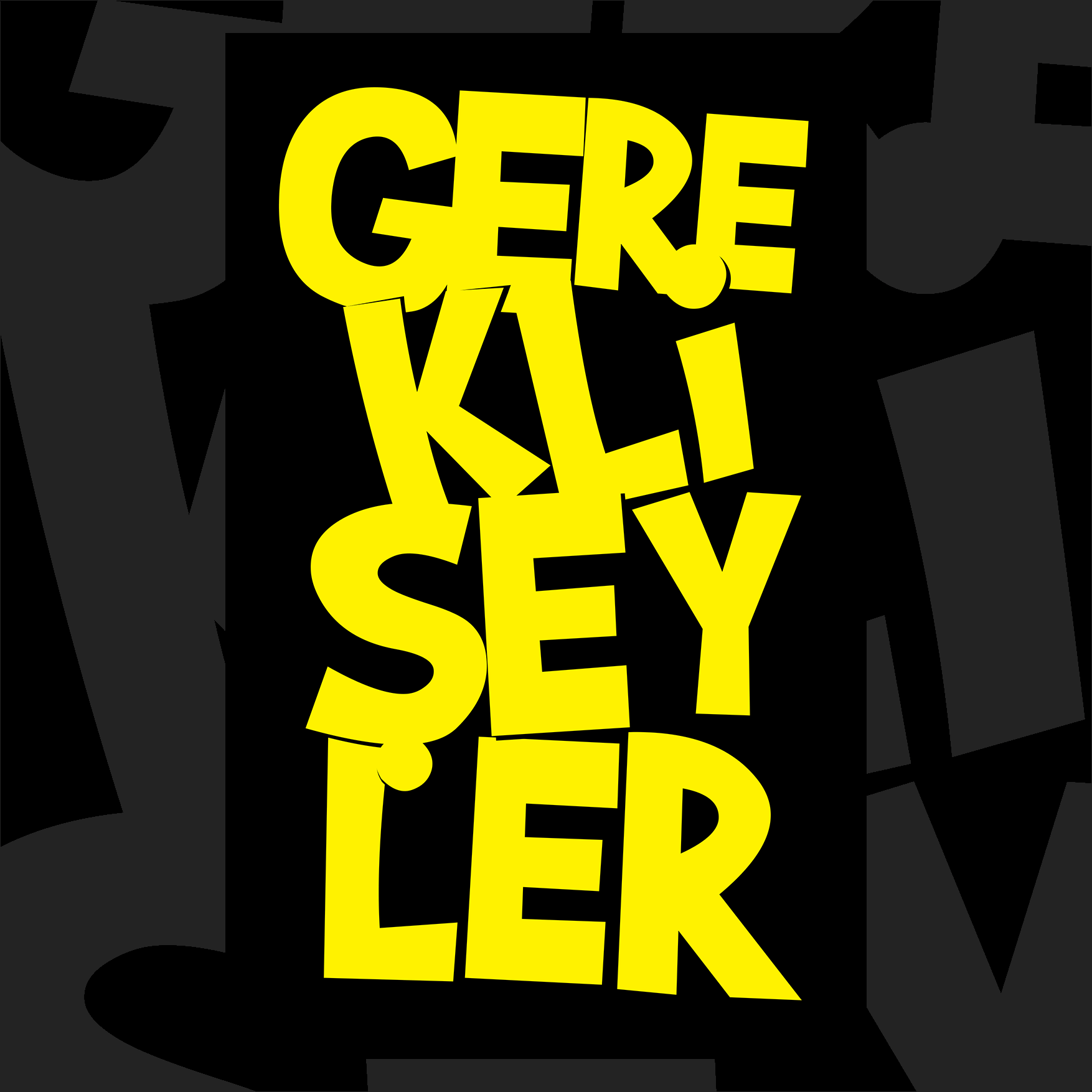 Gerekli Şeyler