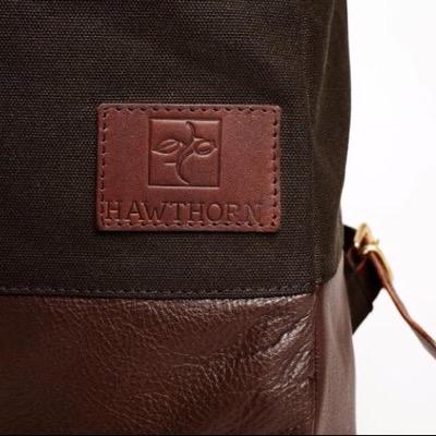 Hawthorn rucksacks are handmade in Great Britain to a unique design, using the finest British leather and waxed canvas.