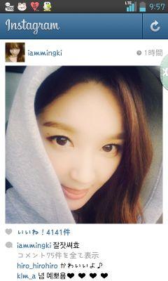 강민경(Davichi)bot。90line♀start:04/1/2   日本語のみ対応/DM可/all対応