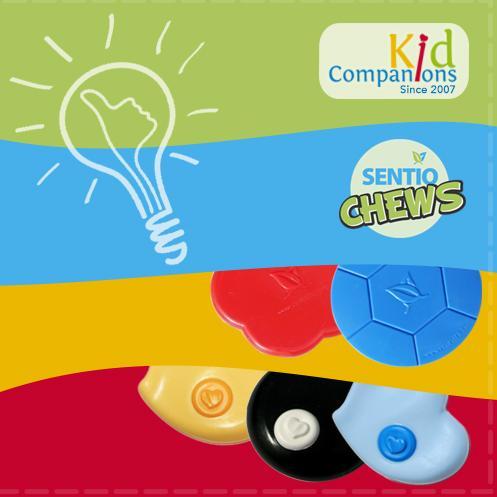 Chewable. Wearable. Cool. KidCompanions and SentioCHEWS Chewelry  - BPA & metal free. Chewable necklaces are sensory tools for individuals who chew or fidget.