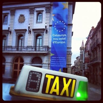 Des de la trinxera, taxistes per la independència!