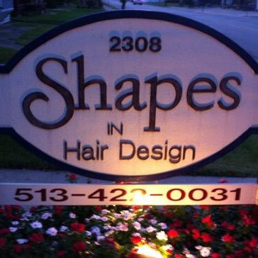 Established in 1991 Shapes In Hair Design is a Salon located in Middletown Ohio. 
Call for appt 513-422-0031
walk ins welcome 
2308 Central Ave 
Middletown Ohio
