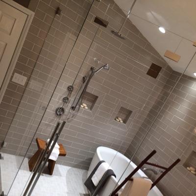 Raleigh's only true custom frameless shower enclosure specialists.