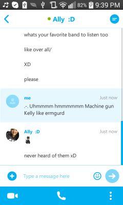 i fucking eat sleep skype and college yay me hit that follow for pointless tweets. 3 Words 2 Fingers 1 family #laceup#est19xx