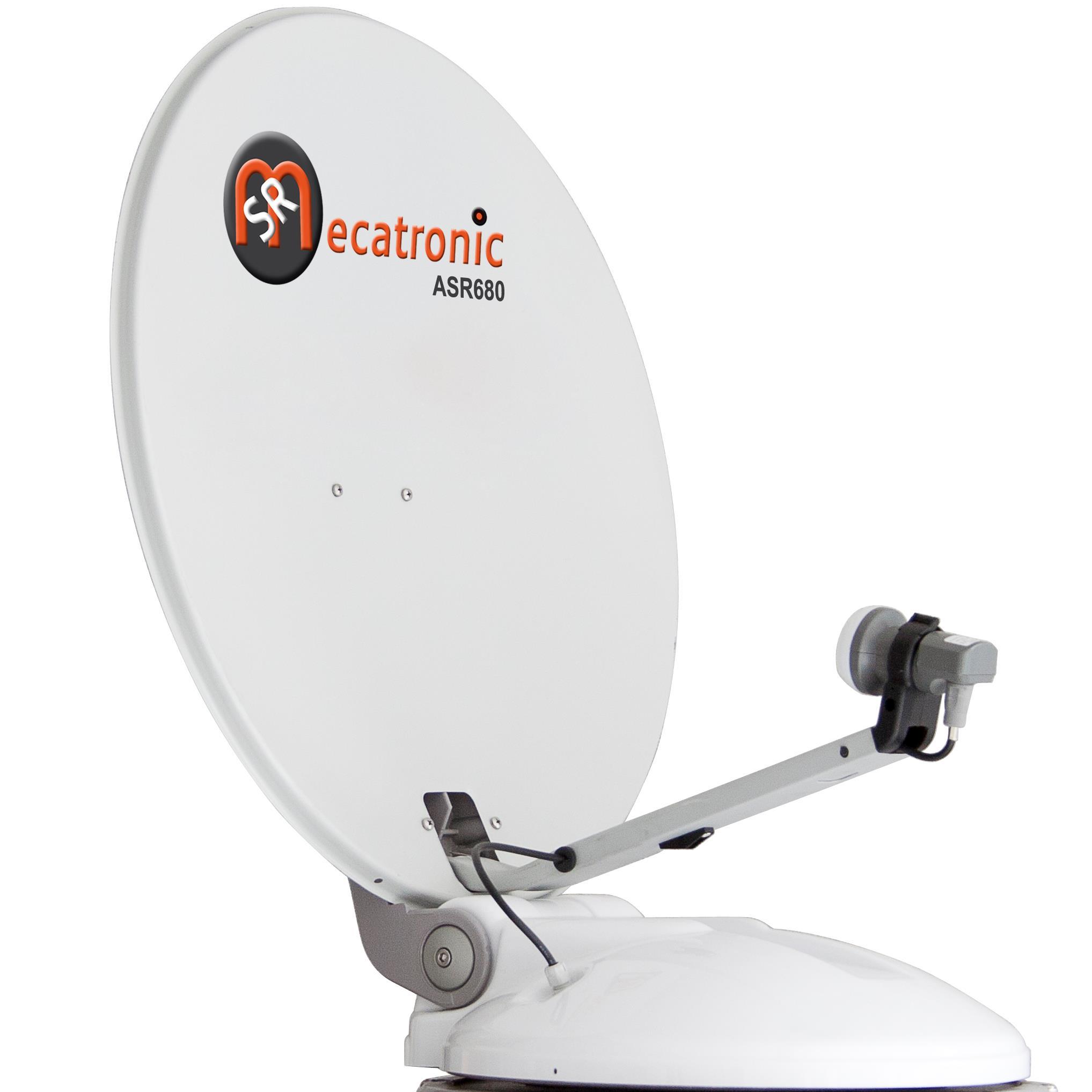 SR Mecatronic è azienda leader nella produzione e commercializzazione di antenne satellitari a puntamento automatico per caravan e camper.