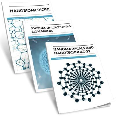 • #Nanomaterials and #Nanotechnology 
• #Nanobiomedicine
• Journal of #Circulating #Biomarkers