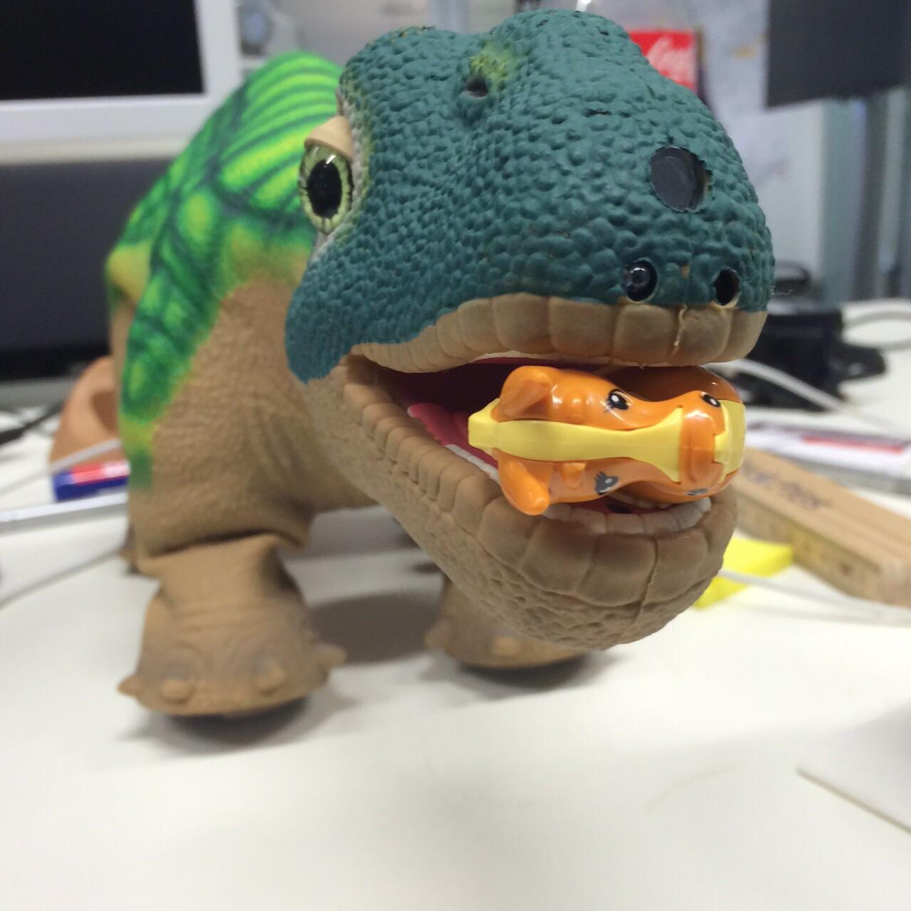 Rosie ist der interaktive Dinosaurier der Otto Group BI #pleo #pleoreborn #pleorb #rosie