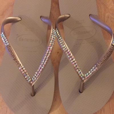 Swarovski Havaianas made to order, order through my website or through me direct. Instagram kay_m89