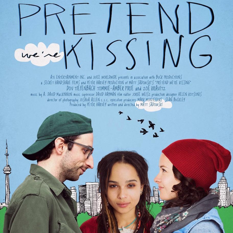 Pretend We're Kissing - starring Dov Tiefenbach, Tommie-Amber Pirie & Zoë Kravitz by @mattyaustin & @peterharveyfilm. Love can be pretty awkward.