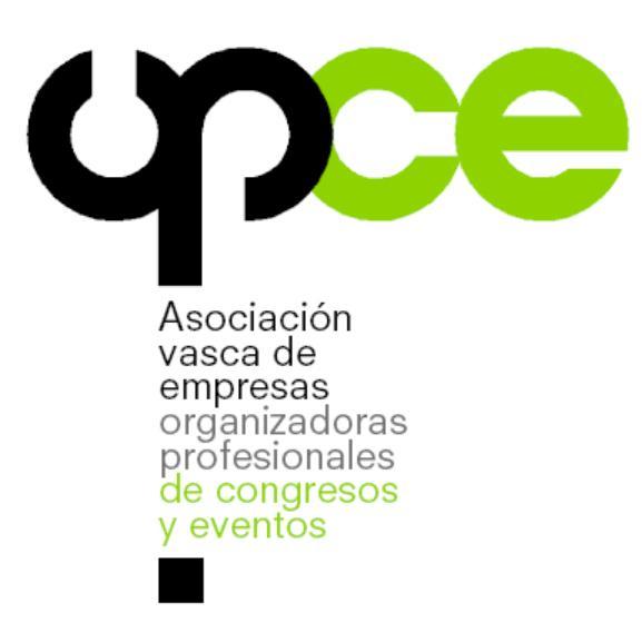 Asociación vasca de empresas organizadoras profesionales de congresos y eventos (OPCE).