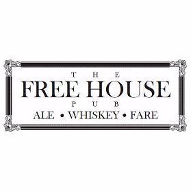 The Free House Pub features an extensive local beer selection and a traditional American menu created with the finest locally sourced ingredients.