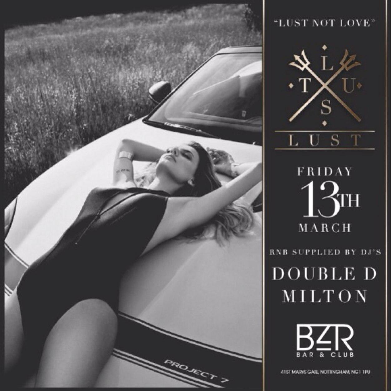 Every Friday night in Nottingham!! BZR brings you an exclusive night with up to 40% off bottles, contact us for more info, guest list and tables.