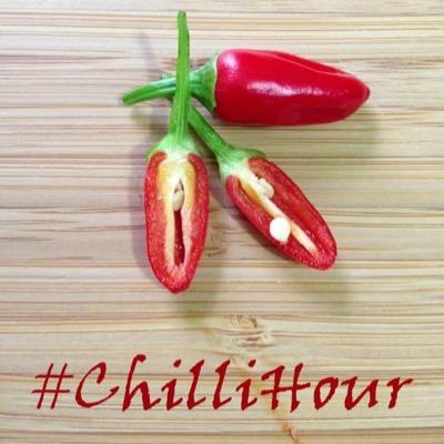 Monthly hour, 3rd Monday of the month. Join us to discuss all things chilli. #ChilliHour