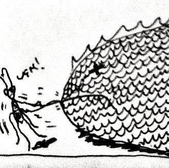 LIFE AND DEATH (C) CAM #Comic #strip:.Geckos VS Ants - who will become victor and survive another day? 4 development interest contact CAM @ carlmoses@gmail.co