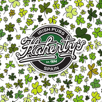 St. Patrick's Day 2015 celebrando San Patricio en/at @FlahertysBars #Irishpub #Dubliners #StPatricks #Guinness #Cerveza Plaça Joaquim Xirau #Barcelona