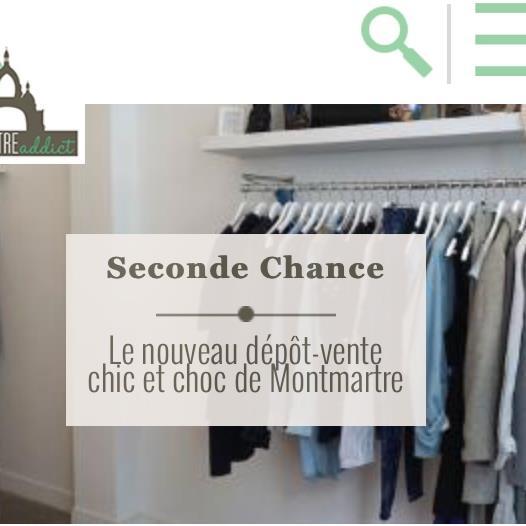 Secondechance20's profile picture. Mode & Accessoires seconde chance le nouveau dépôt -vente chic et choc de Montmartre