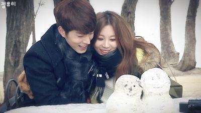 Actor and Model Hong Jong Hyun and Girl's Day Yura