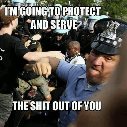 here to protect and serve YOU and YOUR community. evil doers and law breakers beware
