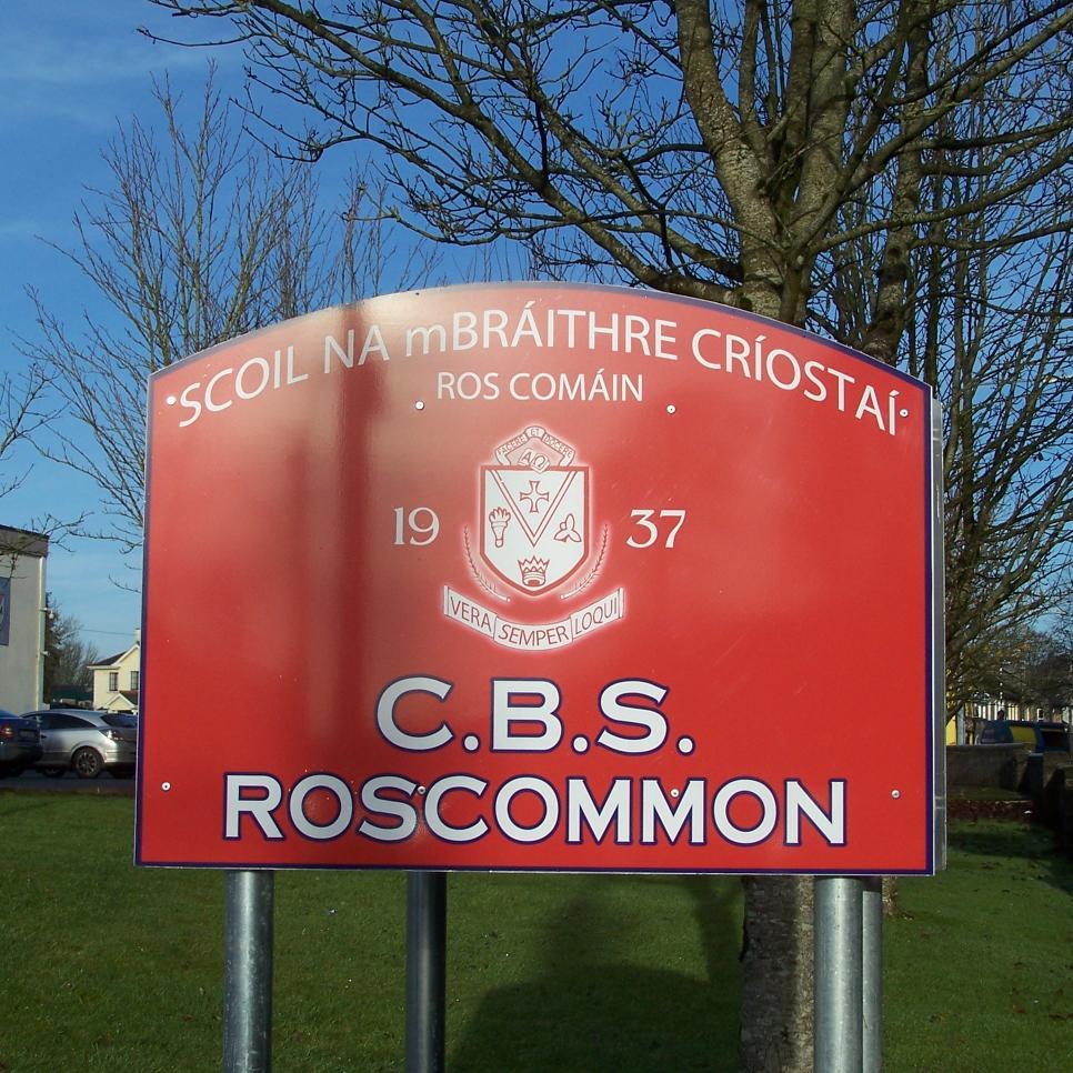 Welcome to the official twitter feed for CBS Roscommon, (Irish: Meánscoil na mBráithre Críostí) a Catholic public secondary school for boys.