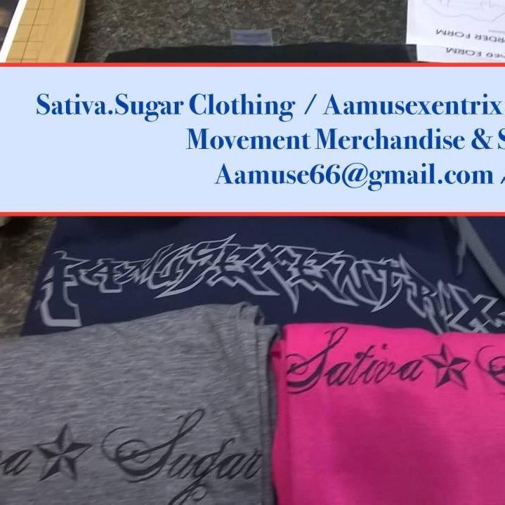 Sativa Sugar Chronic aka S.S.C. is @aamusexentrix movement, label & clothing line to order sativa sugar chronic merch & aamusexentrix merch message @sativasugar