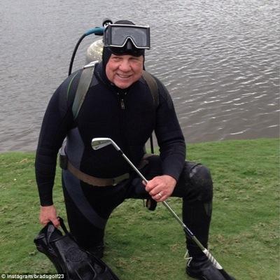 aka #TrumpsScubaDiver. I saved Rory Mcilroy's club!