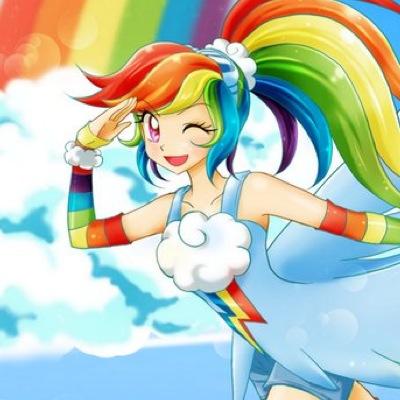 rainbow_boom_'s profile picture. I'm Rainbow Dash, the fastest pegasi in the world. My only daughter is @FastestBlur1. I'm also engaged to, @SonicTheHedge5.