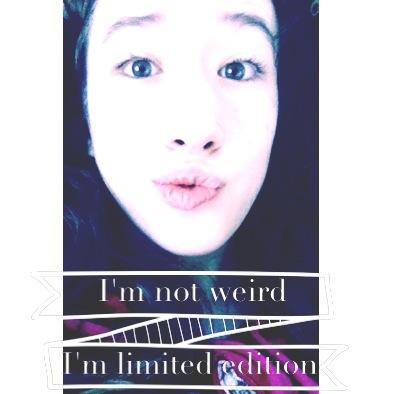 Just your average crazy teen. My #1 priority? Jesus! Professional at: burning toast, sleeping in, over-reading, eating, and failing school. love music&dance *_*