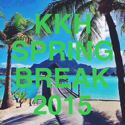 The first Spring Break event for KKH! this event will be through March 15th - 21st!