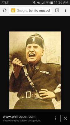 musclini's profile picture. the names Mussolini,
Benito Mussolini
I'm the dictator of italia from October 1922 to July 1943. I rose to power and then turned Italy into a dictatorship.
