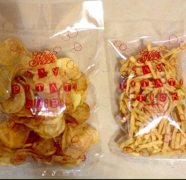 Cemilan Homemade Stick Kentang&Keripik Kentang,Reseller Welcome,Order?Mentions ajah atau Dm,Let's Eat Guys