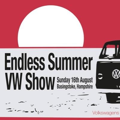 New VW Show. Sunday 16th August 2015 at The War Memorial Park in Basingstoke, Hants. The show will be supporting local charity Naomi House.