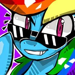 Hey everypony its the mighty Rainbow Dash. If you follow your like 10℅ cooler! I am on YouTube the link is below. PS:If link didn't work then type in my name.