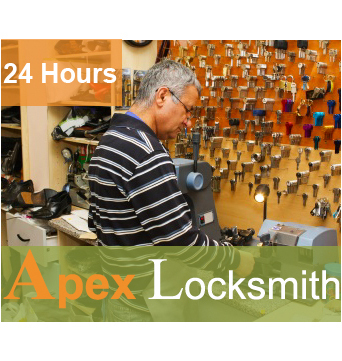 apexlocksmith's profile picture. At Apex Locksmith, we're dedicated to fast, reliable 24-hour car and home unlocking services. At Apex, we also provide re-keying and lock replacement services.