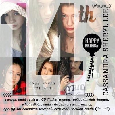 Official twitter page of 2nd fanbase Cassandra Sheryl Lee (Cassie Elovii) ♥ Cassie's ContactPerson. @cassandrasleee @CassandraaLees. instagram: @_casscassievers