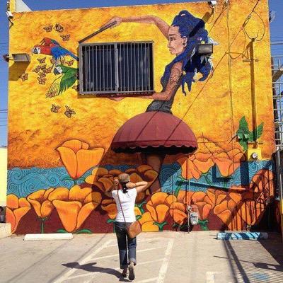pintoraksan's profile picture. Los Angeles based creative, muralist, xicana