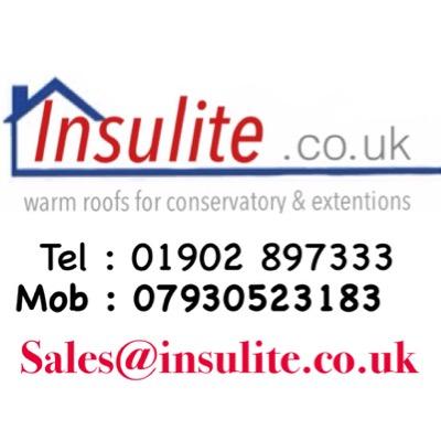 InsuliteSales's profile picture. We specialise in converting conservatory roofs in to warm tiled roofs allowing this space to be used all year round