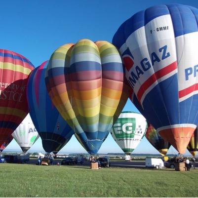 The only hot air balloon team based in Scotland taking part in competition events