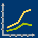 Data representations, information graphics, charts, maps and graphs.